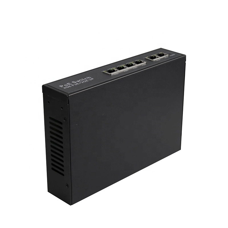 4ep+2e Serisi Poe Anahtarı OEM ODM 100m 4 10 / 100Mbps Poe Bağlantı Noktaları 2
