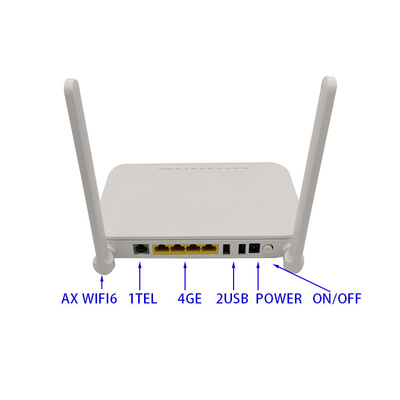 Ftth WiFi6 Onu EG8145X6 4GE 1POTS 2USB 2.4G 5G 11ax WIFI 5dBi Dual Band GPON EPON Ont