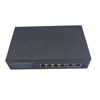 HK-4F 4 ports 100m PoE switch with 2 100m uplink